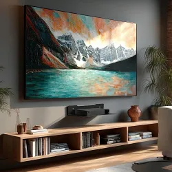 Półka ścienna pod dekoder Maclean MC-122, pojedyncza, max. 5kg, stalowa