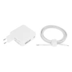 Zasilacz sieciowy Mitsu 61W USB-C, USBC, 5-20.3V, 3A (white) do notebooka