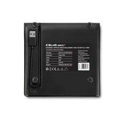 Obudowa/kieszeń Qoltec na napęd optyczny CD/DVD SATA | USB 3… | PartsPC.pl