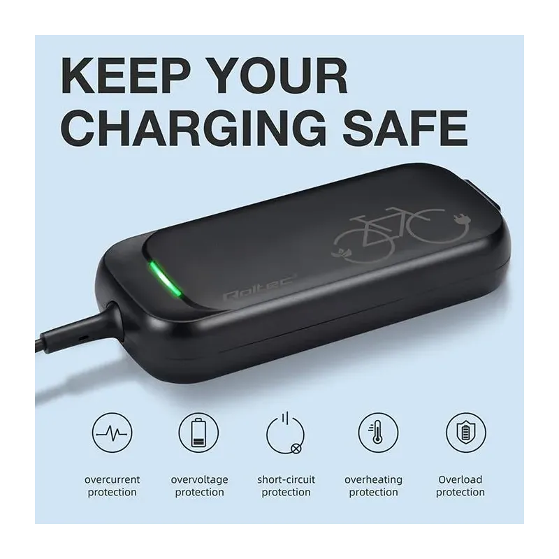 Ładowarka Qoltec do roweru Bosch 36V | 42V | 2A | Bosch | PartsPC.pl