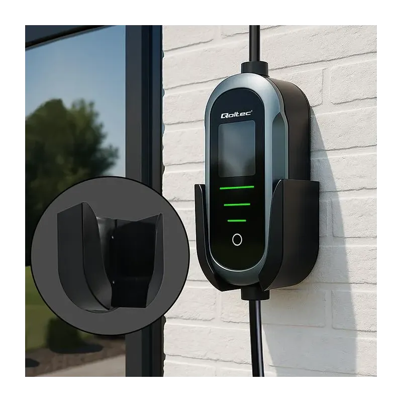 Ładowarka Qoltec do samochodu elektrycznego EV z regulacją 2w1 typ2 | 11kW