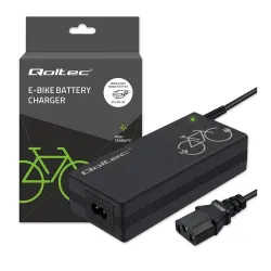 Ładowarka Qoltec do roweru elektrycznego 36V | 42V | 2A | C14-IEC-3Pin