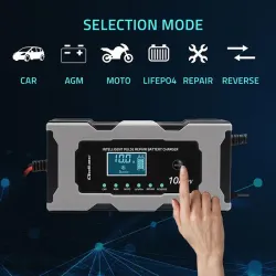 Ładowarka inteligentna Qoltec mikroprocesorowa 12V 10A | PartsPC.pl