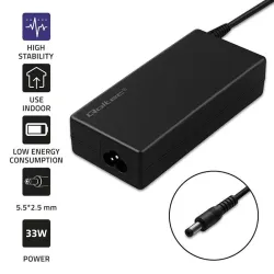 Zasilacz Qoltec desktopowy 60W | 12V | 5A | 5.5*2.5 | + kabel zasilający