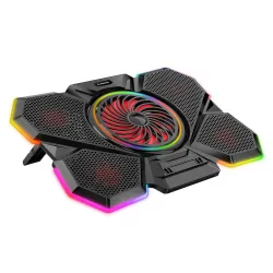 Podstawka chłodząca Rampage S47 pod laptop 12-17" COOLFLOW RGB regulowana