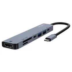 Hub USB-C SAVIO AK-82 7w1 | PartsPC.pl