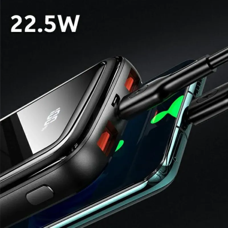 Powerbank Usams PB58 10000mAh 22,5W 1xUSB-C PD + 2xUSB-A | PartsPC.pl