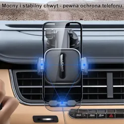 Uchwyt samochodowy Usams ZJ072 do szyby lub kokpitu czarny