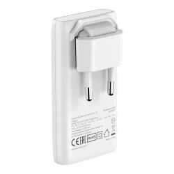 Ładowarka sieciowa Verbatim GaN Fold 'n' Go 65W 2xUSB-C PD 3.0 biała