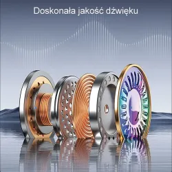 Słuchawki z mikrofonem Awei A997BL Bluetooth 5.3 - czarne | PartsPC.pl