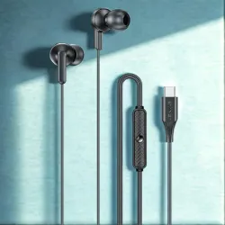 Słuchawki z mikrofonem Awei PC-25T stereo USB-C czarne