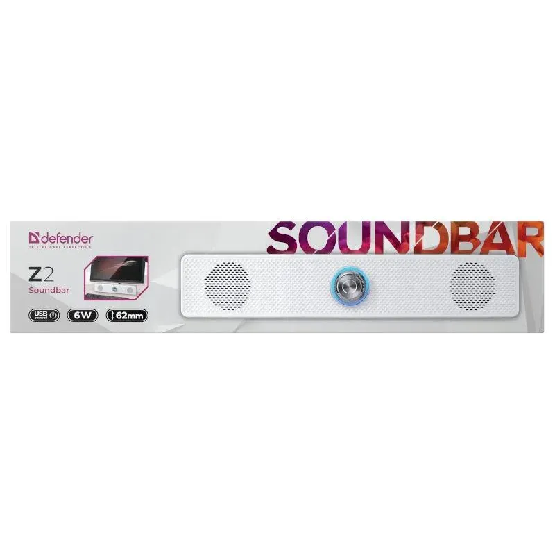 Głośnik Defender Z2 Soundbar 6W USB LED podświetlany | PartsPC.pl