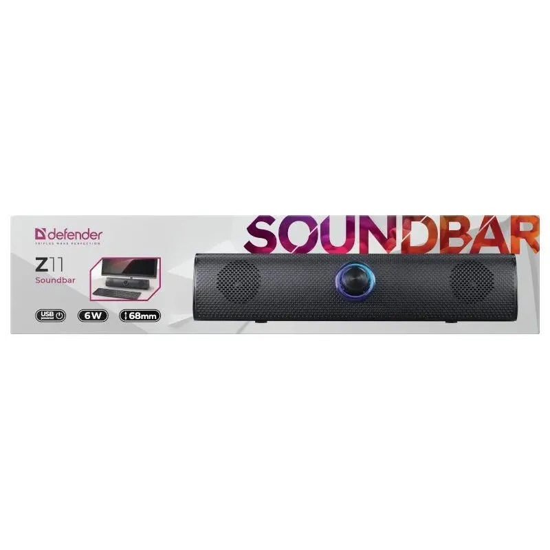 Głośnik Defender Z11 Soundbar 6W USB LED Podświetlany | PartsPC.pl