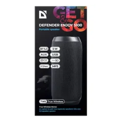 Głośnik Defender Enjoy S100 Bluetooth 5W BT/FM/TF/USB/AUX/TWS