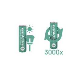 Akumulatorki AAA / R03 everActive Ni-MH 550 mAh ready to use - blister 4