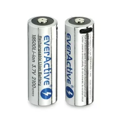 Akumulator 18500 everActive 3,7V Li-ion 2100mAh USB-C z zabezpieczeniem BOX