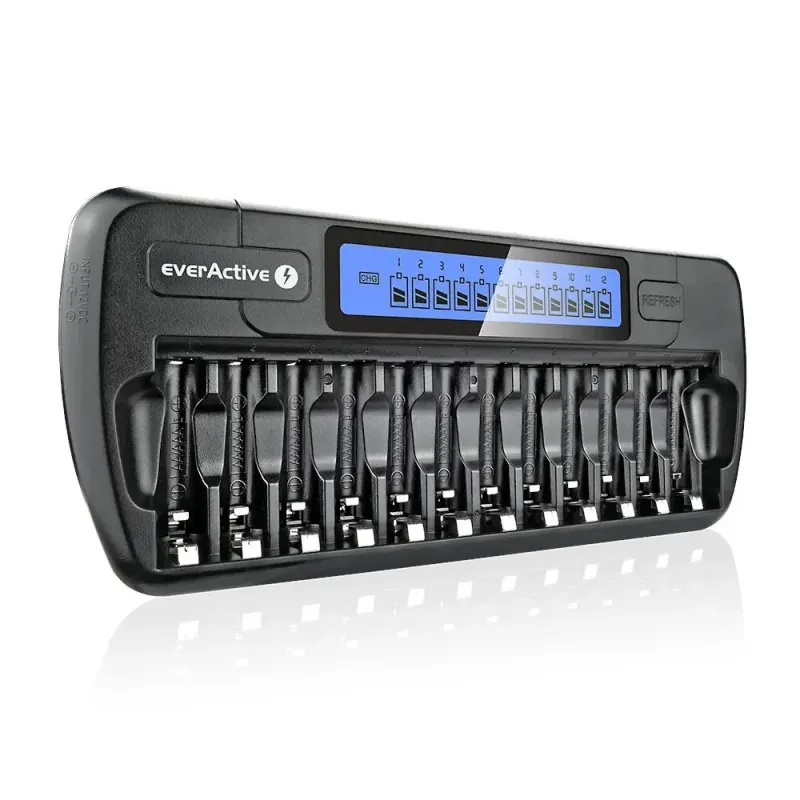 Ładowarka akumulatorków Ni-MH EverActive NC-1200 | PartsPC.pl