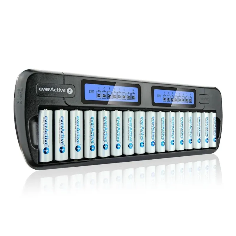 Ładowarka akumulatorków Ni-MH EverActive NC-1600 | PartsPC.pl