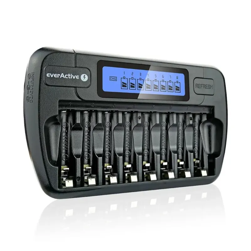 Ładowarka akumulatorków Ni-MH EverActive NC-800 | PartsPC.pl