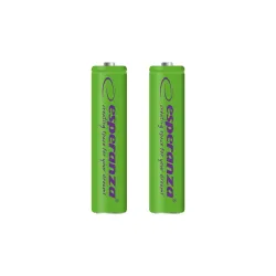 Akumulatorki AAA Esperanza 1000mAh 2szt. zielone
