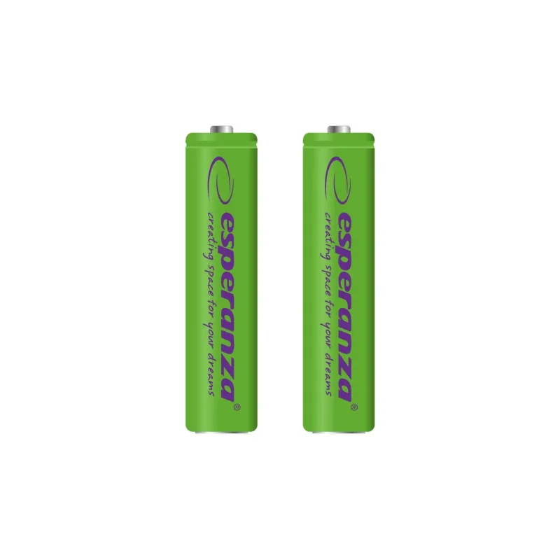 Akumulatorki AAA Esperanza 1000mAh 2szt. zielone