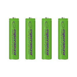 Akumulatorki AAA Esperanza 1000mAh 4szt. zielone