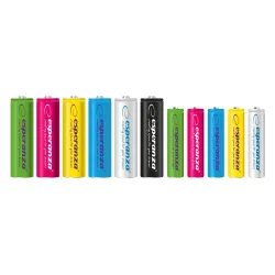 Akumulatorki AAA Esperanza 1000mAh 4szt. zielone
