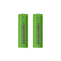 Akumulatorki AA Esperanza 2000mAh 2szt. zielone | PartsPC.pl