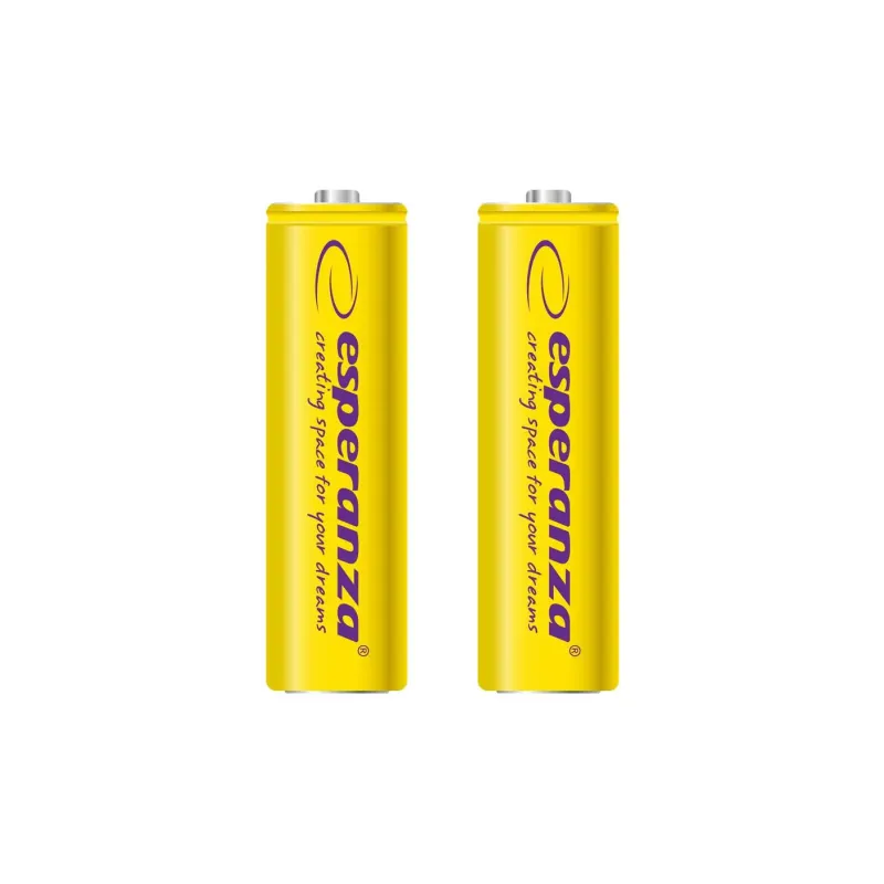 Akumulatorki AA Esperanza 2000mAh 2szt. żółte | PartsPC.pl
