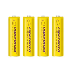Akumulatorki AA Esperanza 2000mAh 4szt. żółte | PartsPC.pl