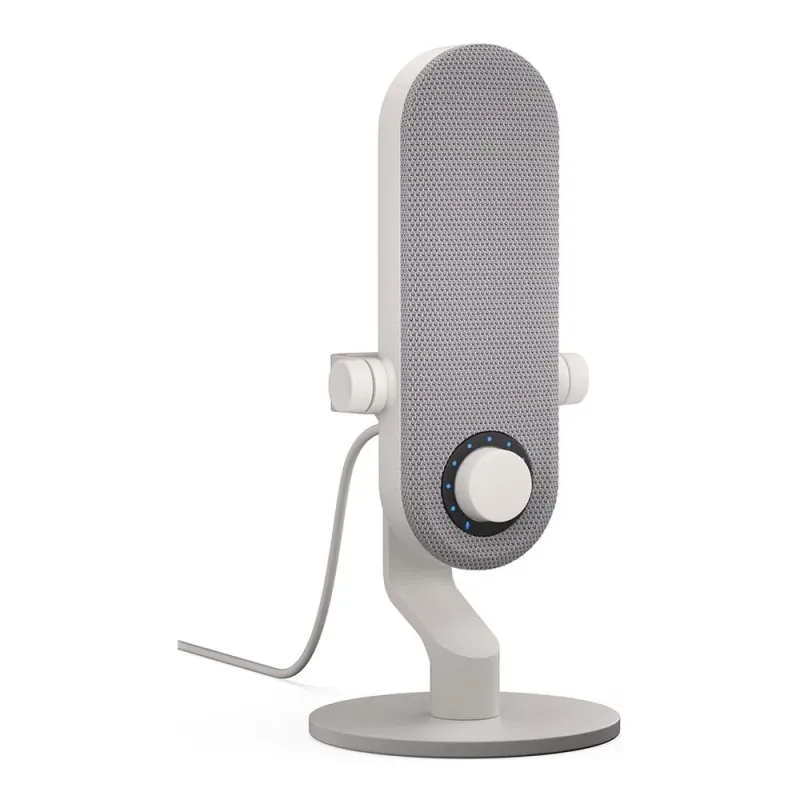 Mikrofon przewodowy KRUX Pin White USB-C biały