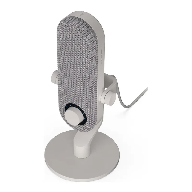 Mikrofon przewodowy KRUX Pin White USB-C biały