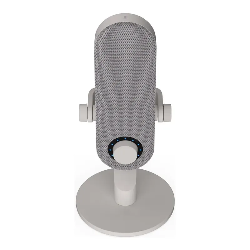 Mikrofon przewodowy KRUX Pin White USB-C biały