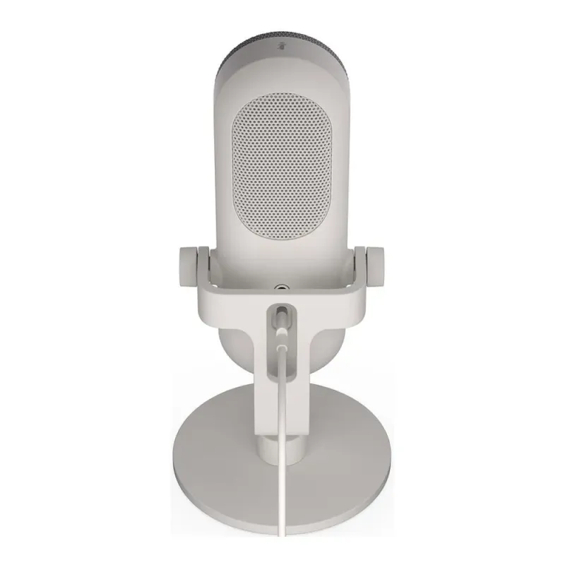 Mikrofon przewodowy KRUX Pin White USB-C biały