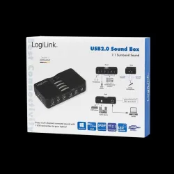 Karta dźwiękowa LogiLink UA0099 7.1, zewnętrzna | PartsPC.pl