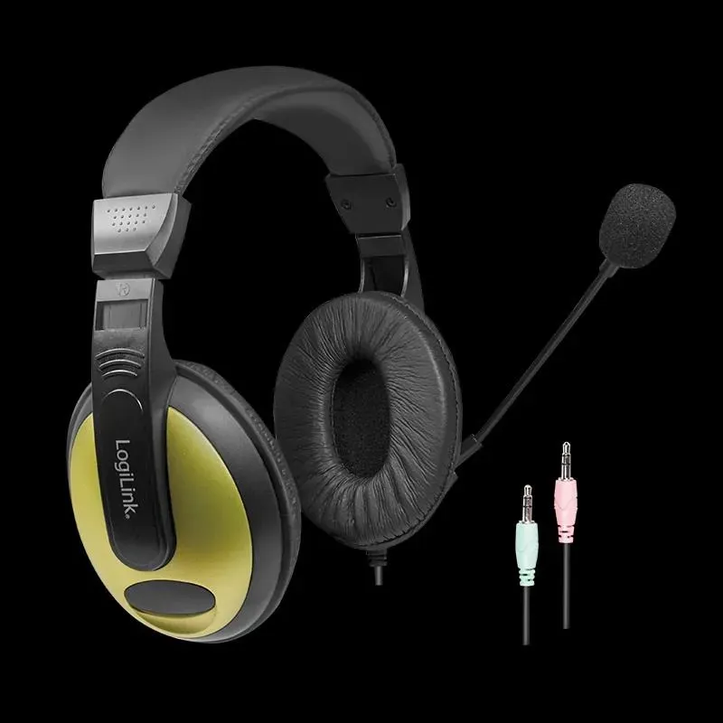 Słuchawki z mikrofonem LogiLink HS0011A multimedia, | PartsPC.pl