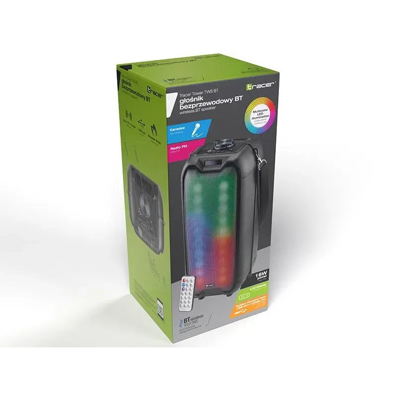 Głośniki Tracer Tower LED TWS Bluetooth | PartsPC.pl