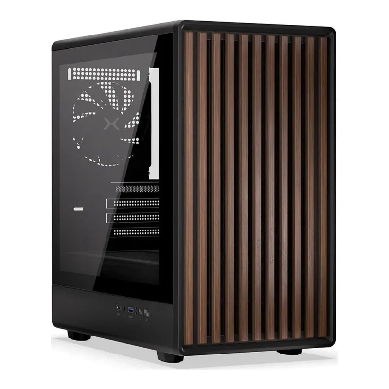 Obudowa KRUX Helio M-ATX, z oknem, bez zasilacza, czarna