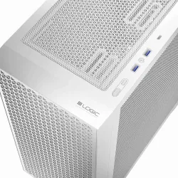 Obudowa LOGIC DART PRO MIDI USB 3.0 x 2 USB-C x 1 biała