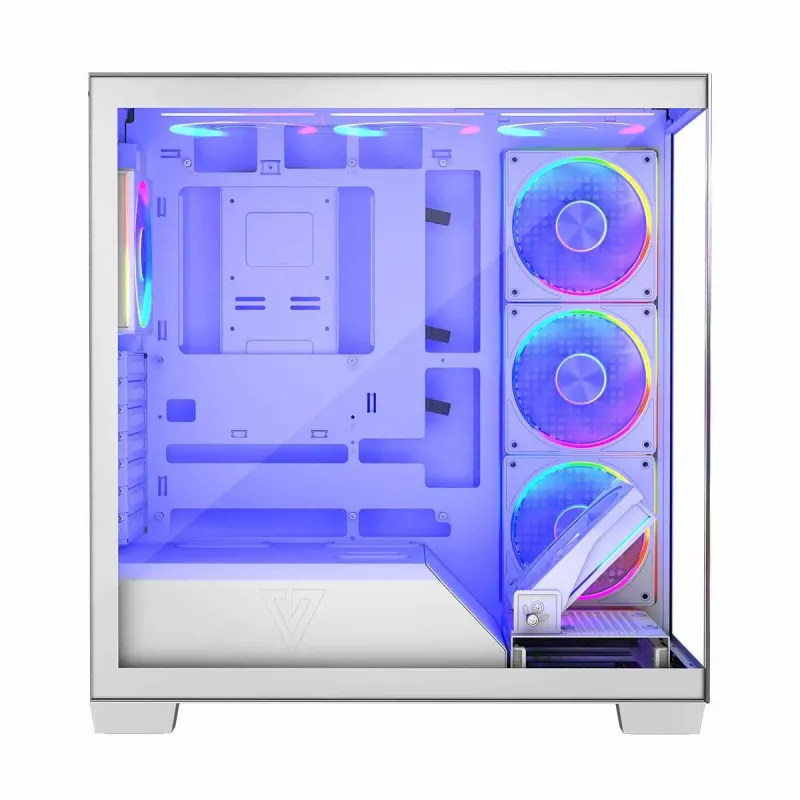 Obudowa Modecom Volcano Stellar ARGB MIDI 5F, biała | PartsPC.pl