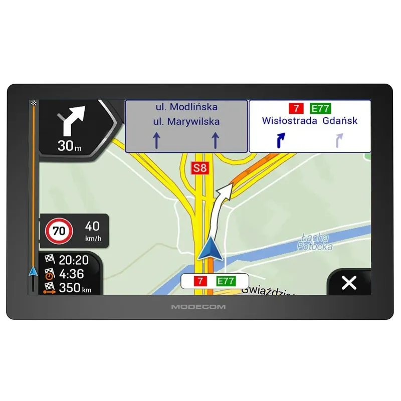 Nawigacja samochodowa MODECOM FreeWAY CX 9.4 + MapFactor mapy Europy