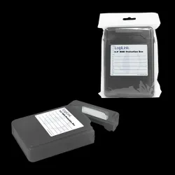 Pudełko ochronne na HDD LogiLink UA0133 3,5" czarne | PartsPC.pl