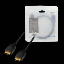Kabel HDMI LogiLink CH0077 v2.1 GOLD, 1m | PartsPC.pl