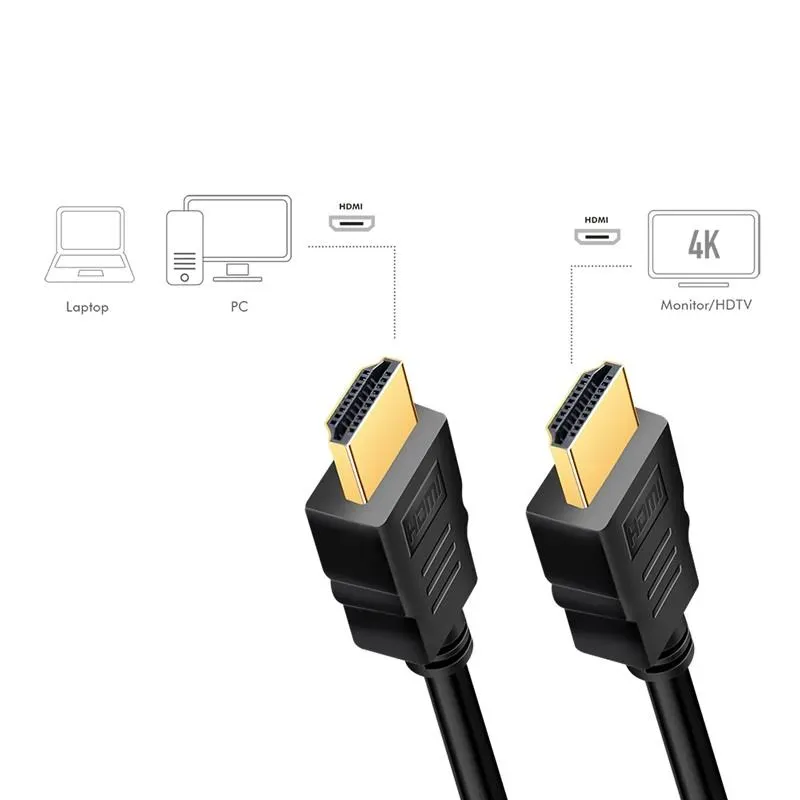 Kabel HDMI LogiLink CH0101 v2.0, CCS, czarny, 2m | PartsPC.pl