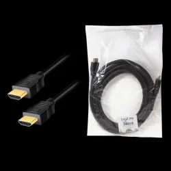 Kabel HDMI LogiLink CH0103 v2.0, CCS, czarny, 5m | PartsPC.pl
