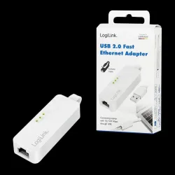 Karta sieciowa LogiLink UA0144 USB 2.0 RJ45 100Mbps | PartsPC.pl