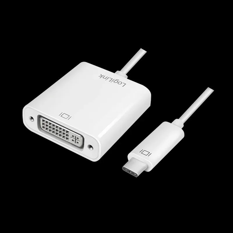 Adapter LogiLink UA0245A USB-C 3.1 - DVI 0,14m | PartsPC.pl