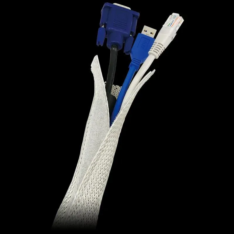 Organizer kabli LogiLink KAB0007 elastyczny 1,8m szary | PartsPC.pl