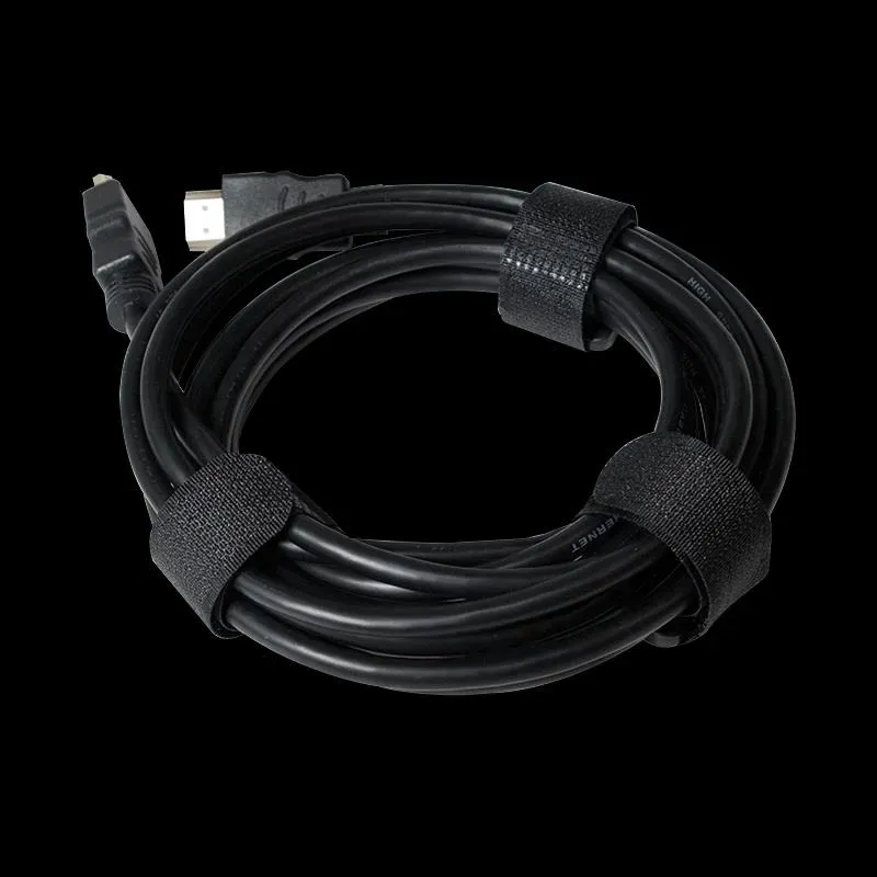 Organizer kabli LogiLink KAB0056 rzep, 10szt, czarny