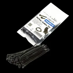 Opaska zaciskowa LogiLink KAB0001B 100szt, dł. 0,1m | PartsPC.pl